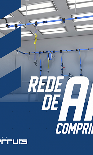 Instalação de rede de ar comprimido Instalação de rede de ar comprimido
