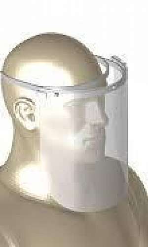 Máscara de proteção face shield grande Máscara de proteção face shield grande