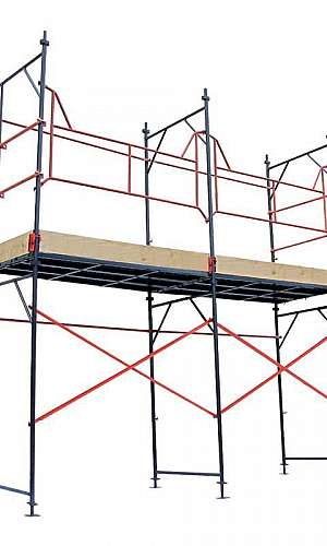 Montagem de andaime fachadeiro Montagem de andaime fachadeiro