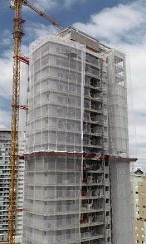 Tela de nylon para proteção de fachada Tela de nylon para proteção de fachada