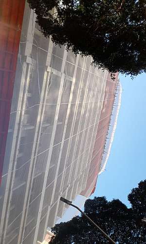 Tela fachadeira para construção civil Tela fachadeira para construção civil